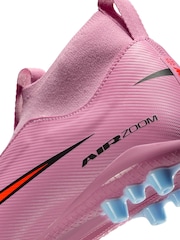 Nike Red Mercurial Academy Artificial Ground High Football Boots - Image 9 of 11