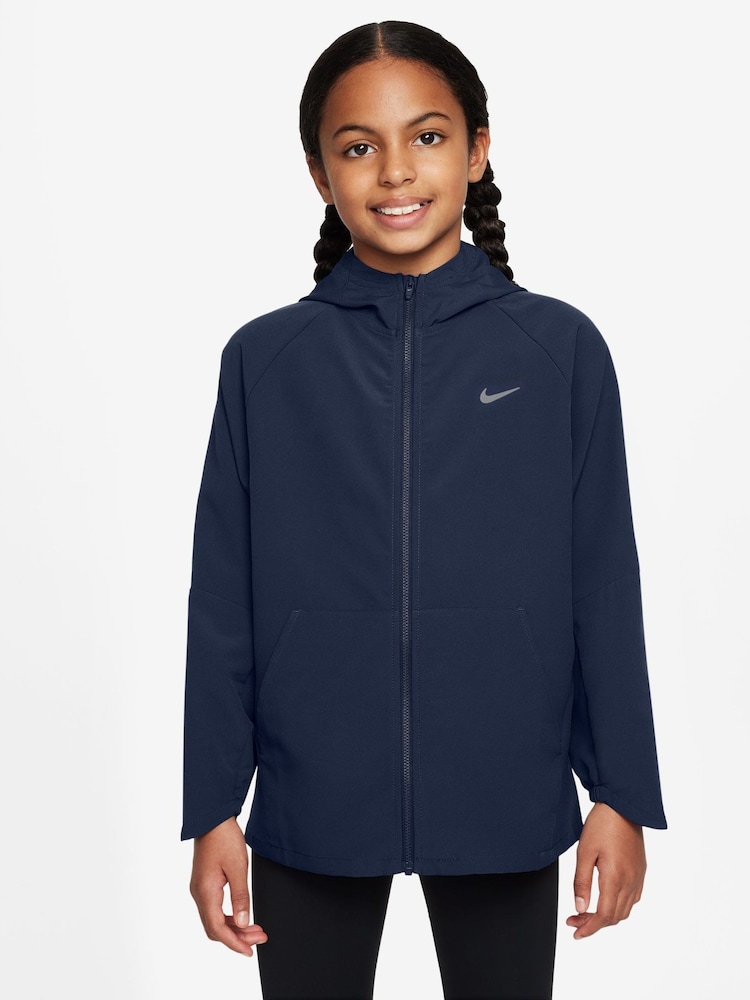Azul marino medianoche - Nike Dri-FIT UV Woven Training Jacket - Imagen 1 de 3
