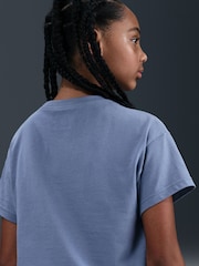 Nike World Indigo Blue Sportswear Boxy T-Shirt - Image 4 of 5