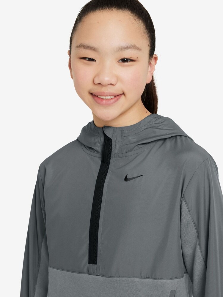Rauchgrau - Nike City Utility Easy On Half Zip Fleece Hoodie - Bild 3 von 3