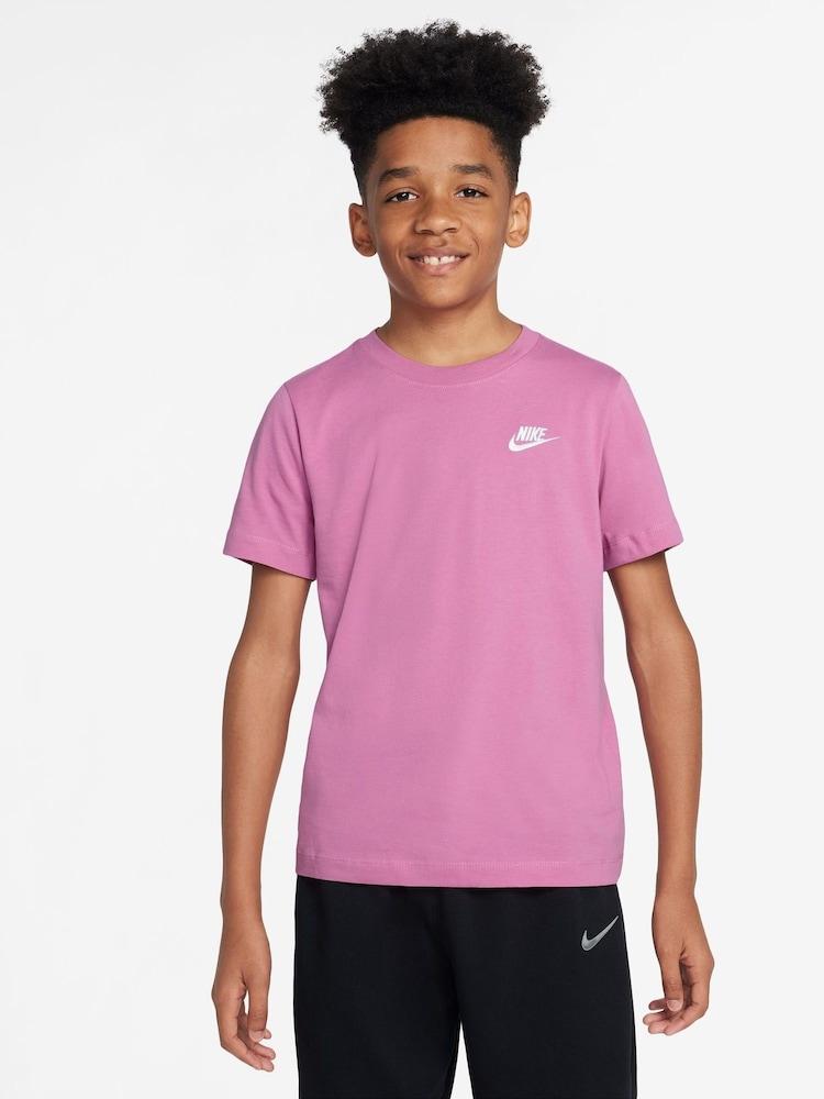 Nike Flamingo Print Pink Club T-Shirt - Image 1 of 3