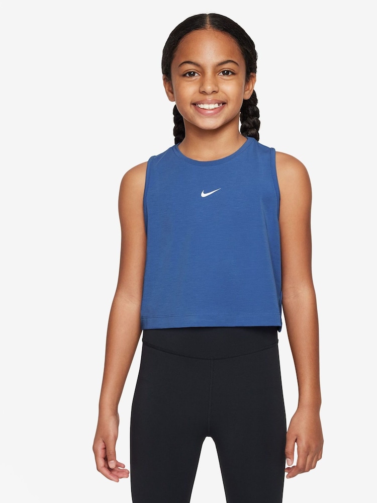 Nike Comet Blue Pro Dri-FIT Vest Top - Image 1 of 3