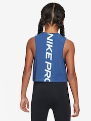 Nike Comet Blue Pro Dri-FIT Vest Top - Image 2 of 3