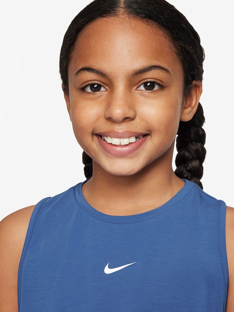 Nike Comet Blue Pro Dri-FIT Vest Top - Image 3 of 3