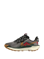 Nike Black/Fir Green Youth Pegasus Trail 5 Running Trainers - Image 2 of 4