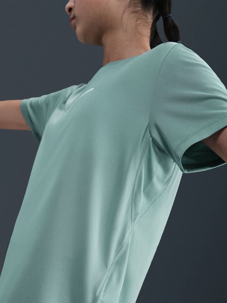 Nike Cannon Green Dri-FIT One Short Sleeve T-Shirt - Image 4 of 4 Nike Cannon Green Dri-FIT One Short Sleeve T-Shirt - Image 4 of 4