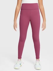 Nike Beet Pink Dri-FIT One Leggings - Image 1 of 3
