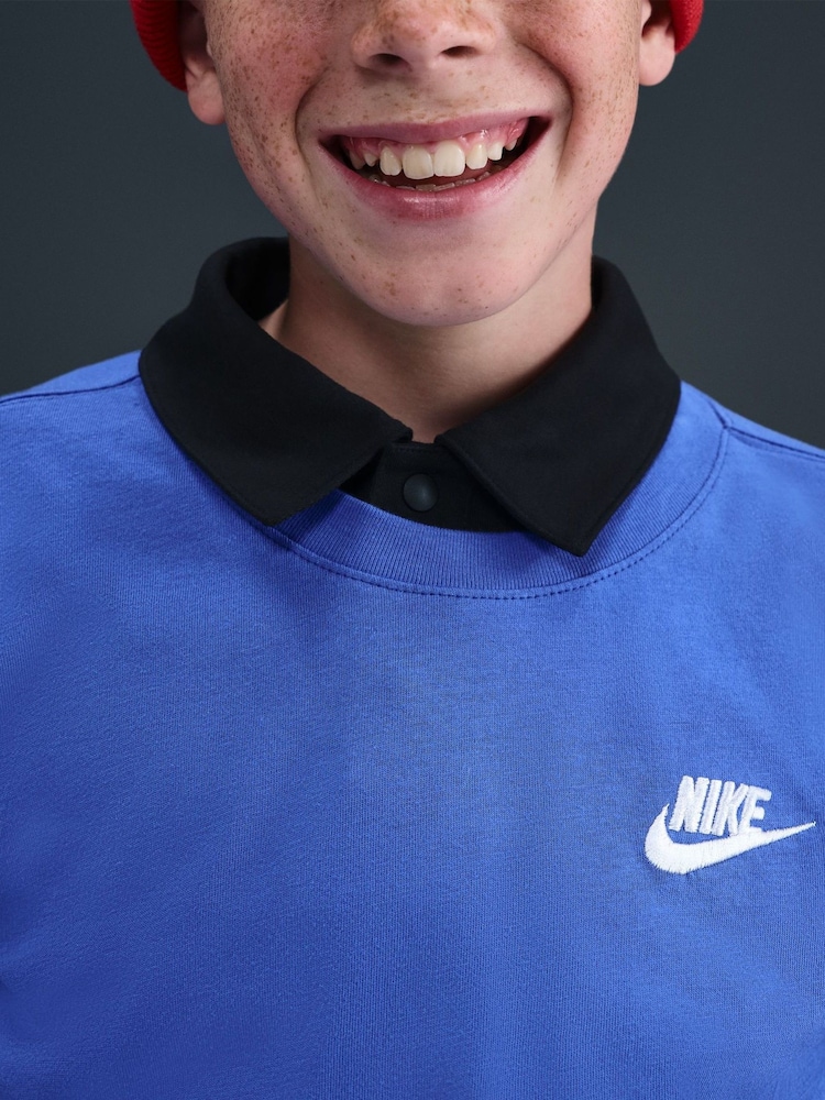 Nike Comet Blue Club T-Shirt - Image 5 of 5 Nike Comet Blue Club T-Shirt - Image 5 of 5