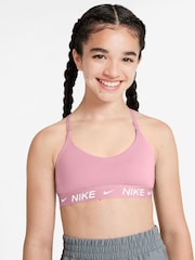 Nike Soft Pink Indy Sports Bra - Image 1 of 3