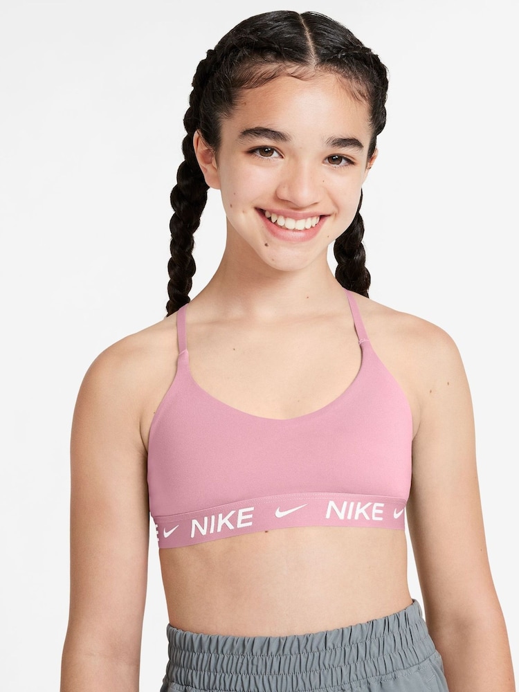 Nike Soft Pink Indy Sports Bra - Image 1 of 3