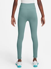 Nike Cannon Green Dri-FIT One Leggings - Image 2 of 3
