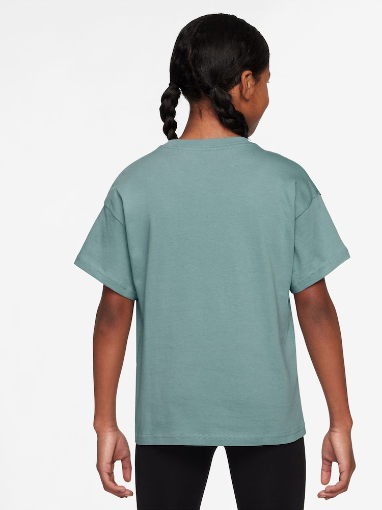 Nike Cannon Blue Sportswear T-Shirt - Image 2 of 3 Nike Cannon Blue Sportswear T-Shirt - Image 2 of 3