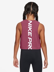 Nike Beet Pink Pro Dri-FIT Vest Top - Image 2 of 3