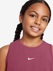 Nike Beet Pink Pro Dri-FIT Vest Top - Image 3 of 3