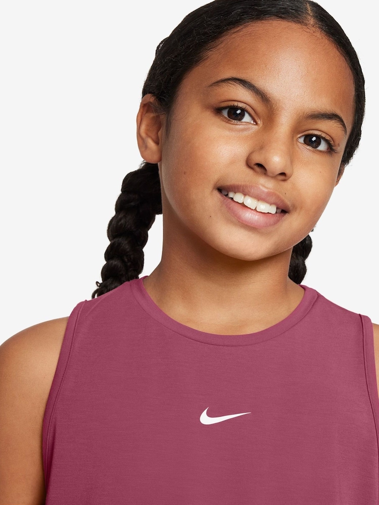 Nike Beet Pink Pro Dri-FIT Vest Top - Image 3 of 3