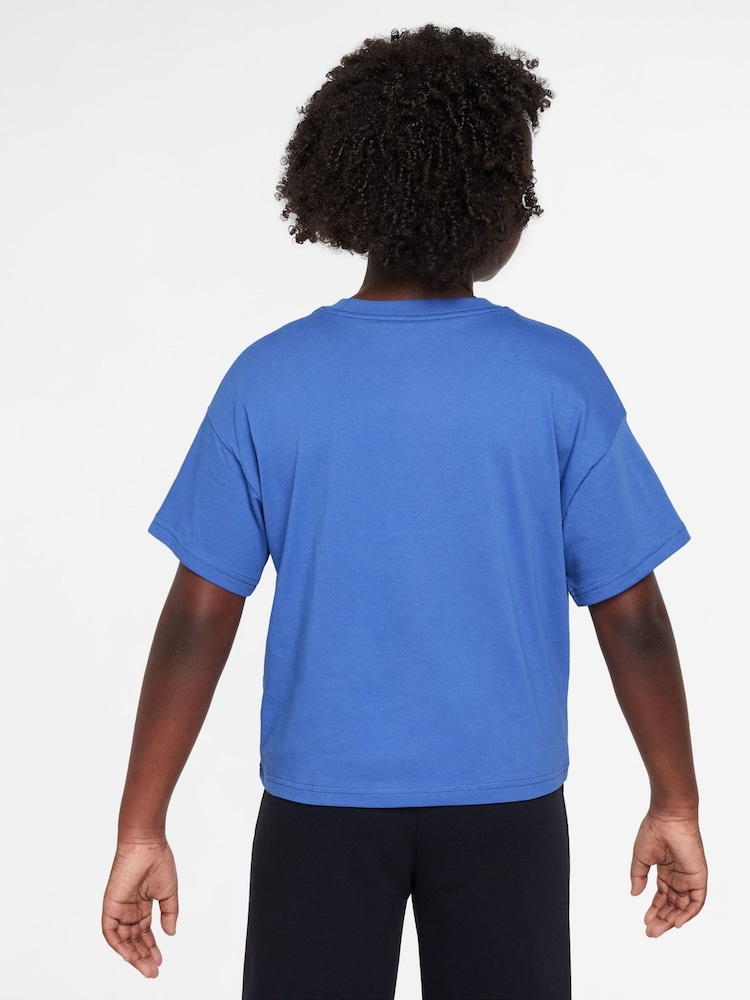 Kometblau - Nike Sportswear Boxy T-Shirt - Bild 2 von 3