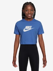 Kometblau - Nike Cropped T-Shirt - Bild 1 von 3