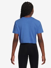 Kometblau - Nike Cropped T-Shirt - Bild 2 von 3