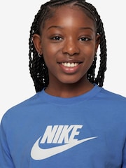 Kometblau - Nike Cropped T-Shirt - Bild 3 von 3