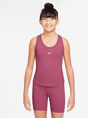 Nike Beet Pink One Dri-FIT Tank Vest Top - Image 1 of 3