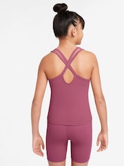 Nike Beet Pink One Dri-FIT Tank Vest Top - Image 2 of 3