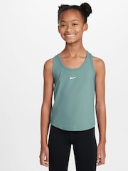 Nike World Indigo Blue One Dri-FIT Tank Vest Top - Image 1 of 3