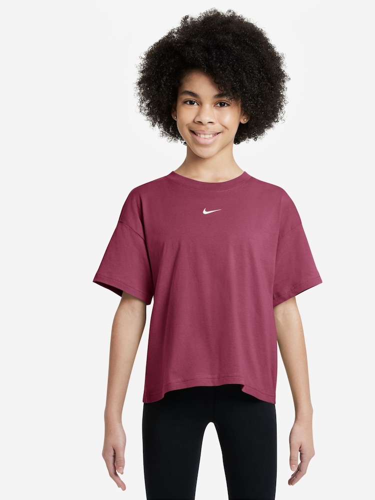 Beet Pink - Nike Sportswear Boxy T-Shirt - Bild 1 von 3