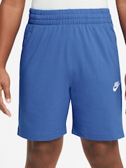 Nike Comet Blue Sportswear Club Shorts - Image 1 of 4