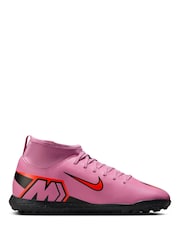 Nike Red Mercurial Superfly 10 Club Turf High Football Boots - Image 3 of 10