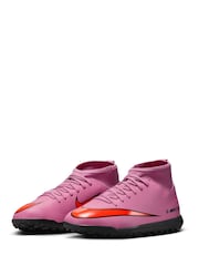 Nike Red Mercurial Superfly 10 Club Turf High Football Boots - Image 5 of 10
