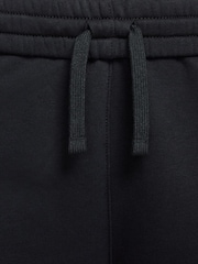 Nike Black Club Fleece Wide Leg Joggers - Image 3 of 6