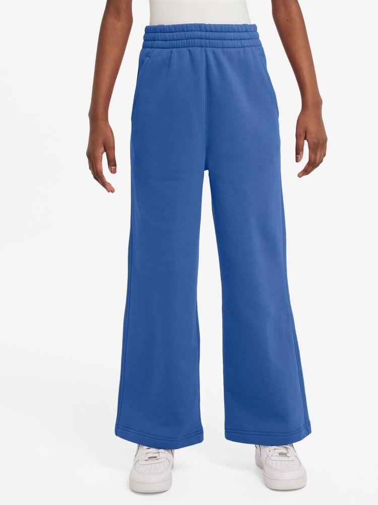 Nike Comet Blue Club Fleece Wide Leg Joggers - Image 1 of 3