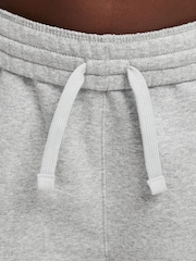 Nike Dark Grey Heather Club Fleece Wide Leg Joggers - Image 3 of 6