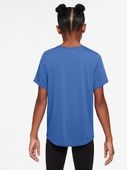Kometblau - Nike Dri-FIT One Short Sleeve T-Shirt - Bild 2 von 3