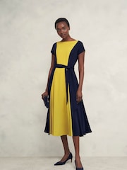 Hobbs Blue Petite Emery Dress - Image 1 of 4