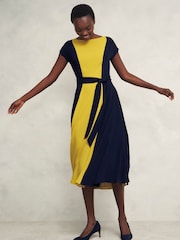 Hobbs Blue Petite Emery Dress - Image 3 of 4