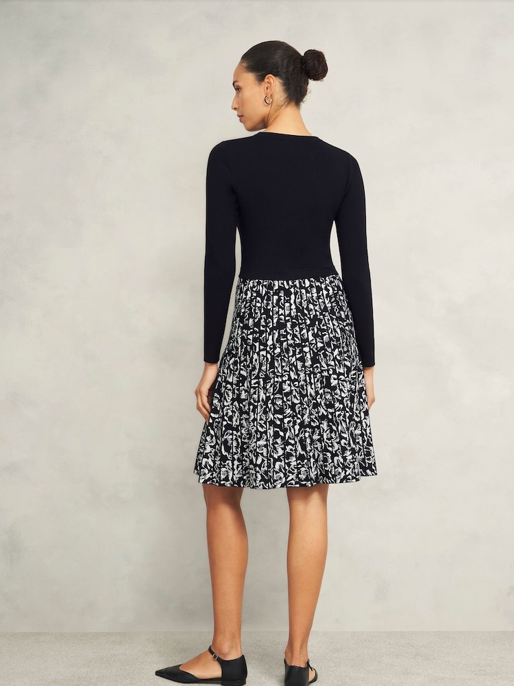 Hobbs Black Gill Knitted Dress - Image 2 of 4