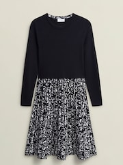 Hobbs Black Gill Knitted Dress - Image 4 of 4