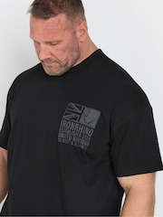 BadRhino Big & Tall Black Ironrhino Established 2024 100% Cotton T-Shirt - Image 3 of 5