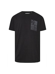 BadRhino Big & Tall Black Ironrhino Established 2024 100% Cotton T-Shirt - Image 4 of 5