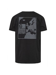 BadRhino Big & Tall Black Ironrhino Established 2024 100% Cotton T-Shirt - Image 5 of 5