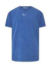 BadRhino Big & Tall Blue IronRhino Barbell Club 100% Cotton T-Shirt - Image 1 of 2