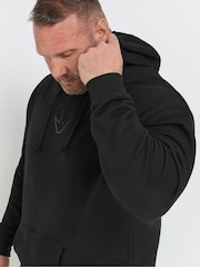BadRhino Big & Tall Black Ironrhino Training Dept 100% Cotton Hoodie - Image 3 of 5