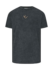 رمادي - BadRhino Big & Tall IronRhino Barbell Club 100% Cotton T-Shirt - صورة 1 من 2