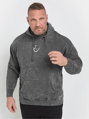 Серый - Худи из 100% хлопка BadRhino Big & Tall Ironrhino Training - Изображение 1 из 5