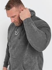 Серый - Худи из 100% хлопка BadRhino Big & Tall Ironrhino Training - Изображение 3 из 5