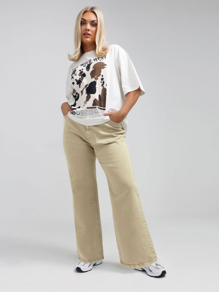 Yours Curve Natural Limited Straght Leg Jeans - Image 1 of 5