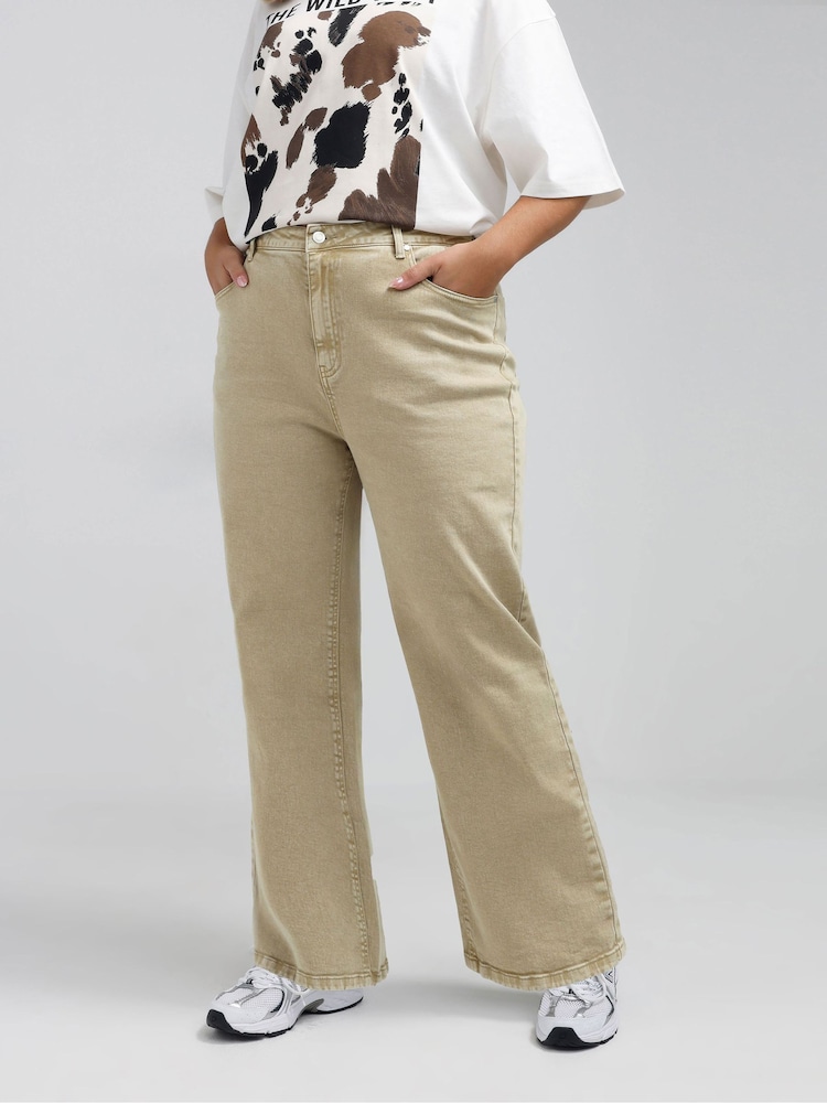 Yours Curve Natural Limited Straght Leg Jeans - Image 3 of 5
