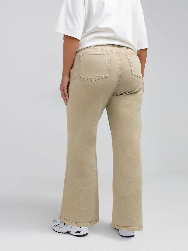 Yours Curve Natural Limited Straght Leg Jeans - Image 4 of 5