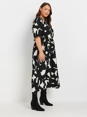 Yours Curve Black Midaxi Dress - Image 4 of 5